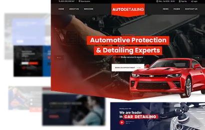 Car Detailing Website Design